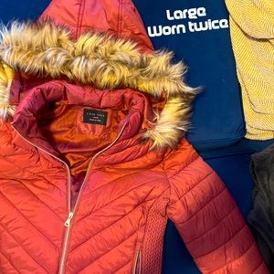 New. Worn twice.  Love Tree coat